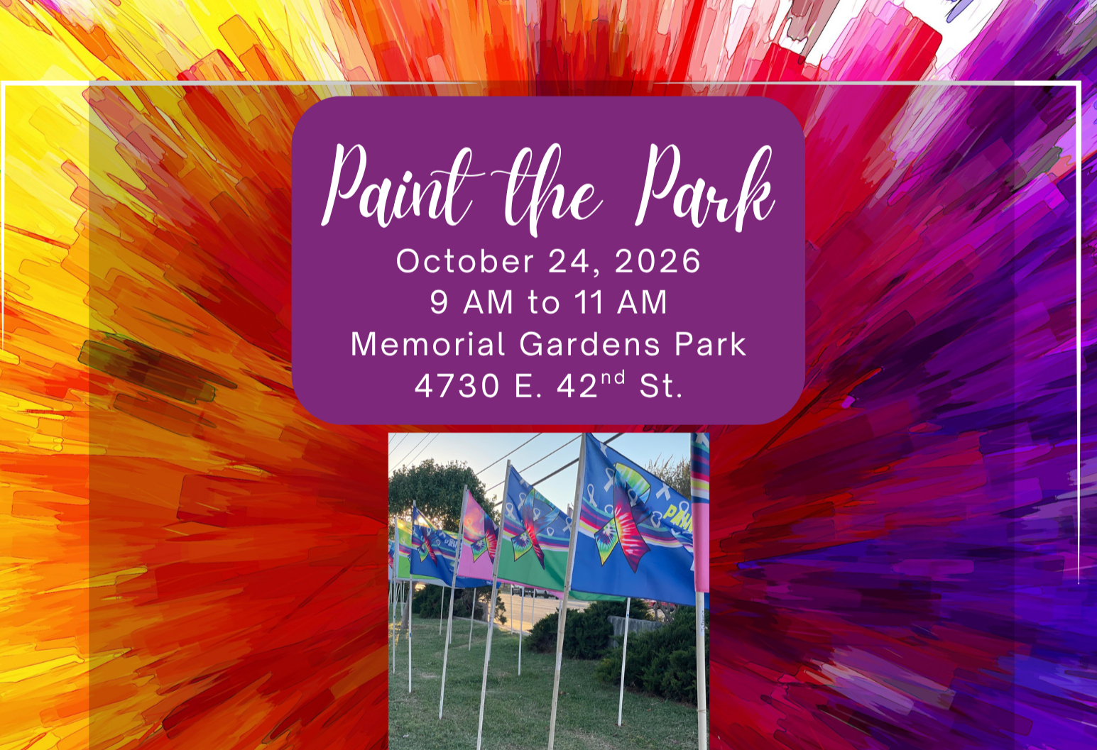 Paint the Park Cancer Awareness Walk and Color Run