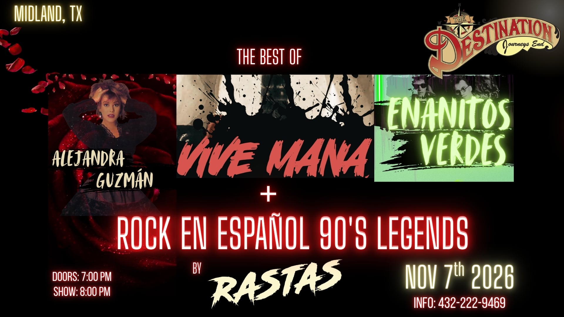 Rock en Espanol 90s Legends with Rastas Retro