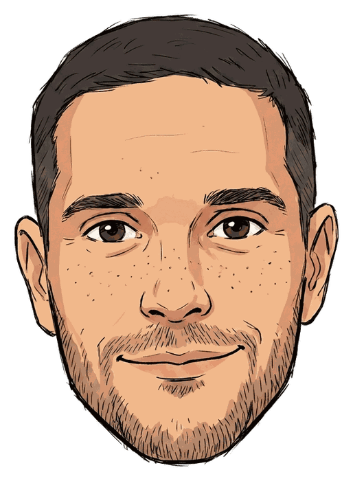 Cartoon avatar of Ryan Shewchuk, co-host of Best of Midland